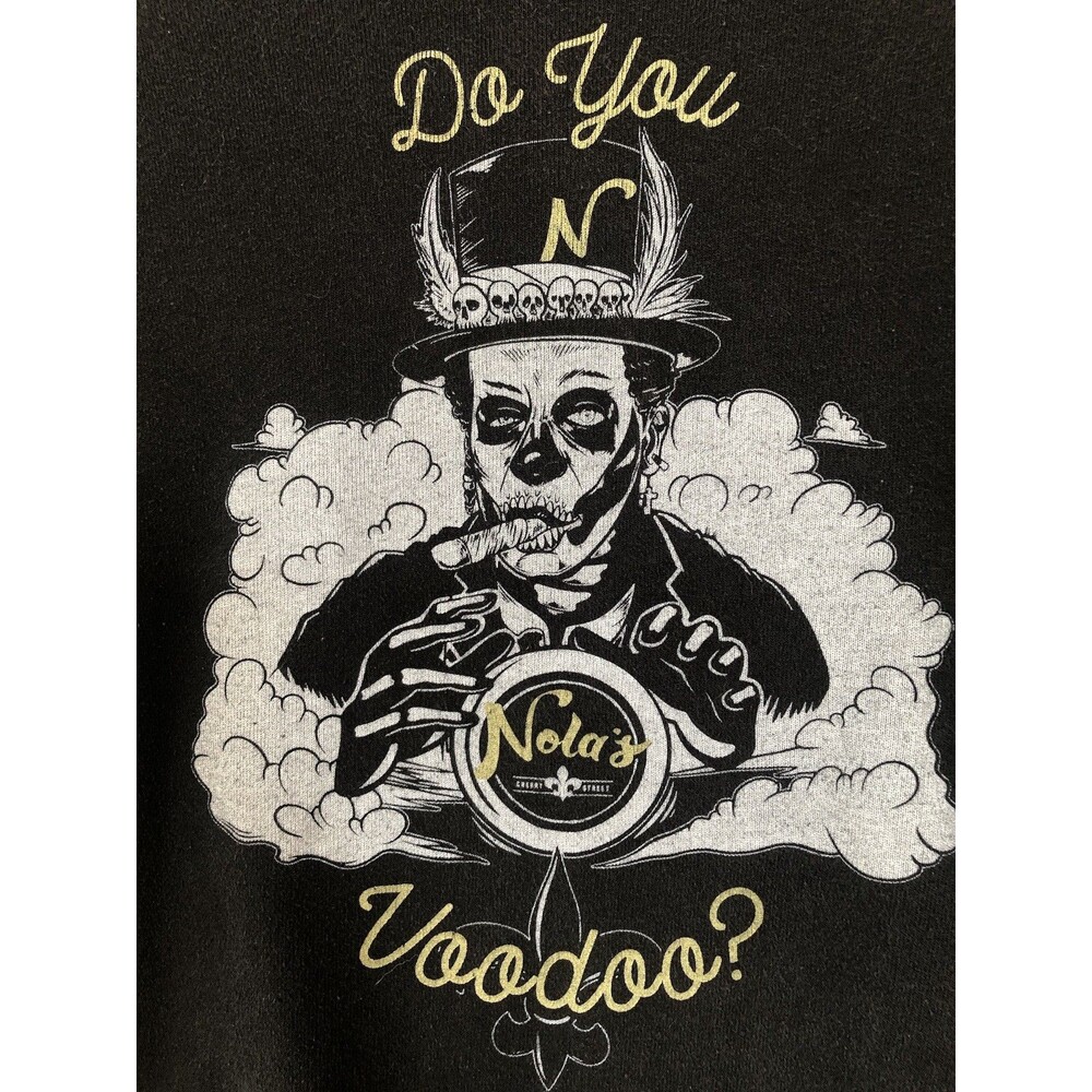 Small Heavyweight Voodoo Halloween sweatshirt